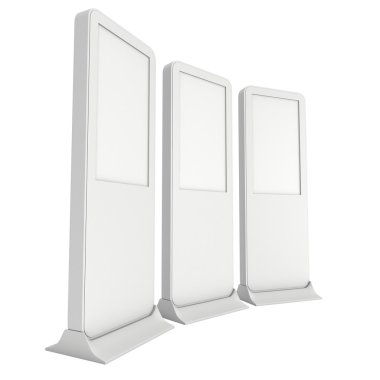 Trade show booth LCD display stand.
