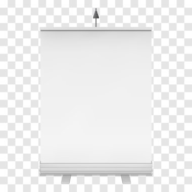 Banner Stand boş topla. Vektör