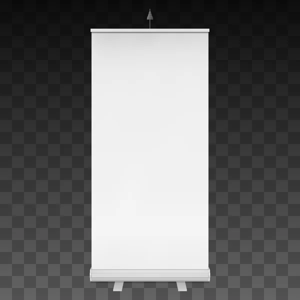Lege Roll-Up Banner Stand. Vector — Stockvector