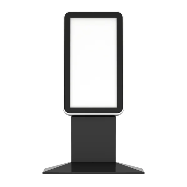 Trade show booth LCD kiosk stand. — Stock Photo, Image