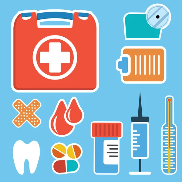 Caja del botiquín — Archivo Imágenes Vectoriales