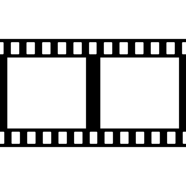 Ilustração da tira do filme do vetor no branco — Vetor de Stock