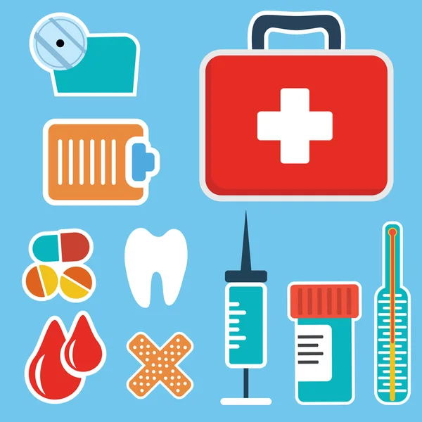 Caja del botiquín — Archivo Imágenes Vectoriales