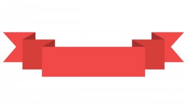 Animasyonlu kırmızı kurdele afiş