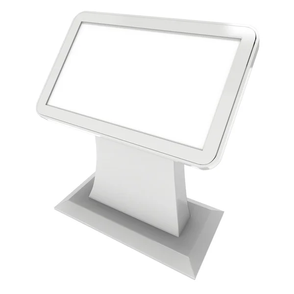 Trade show booth LCD TV stand. — Stock Photo, Image