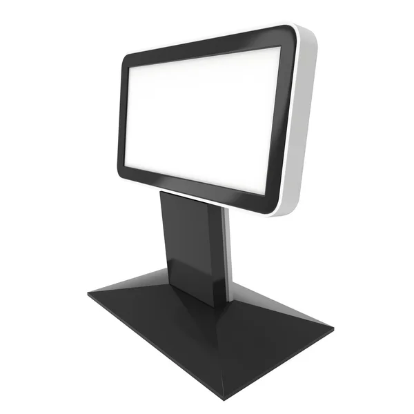 LCD licht vak Ad Stand. — Stockfoto