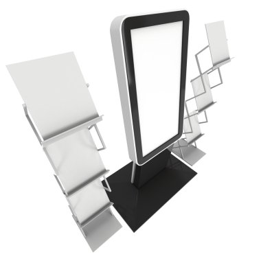 Fuar stand Lcd ekran stand.