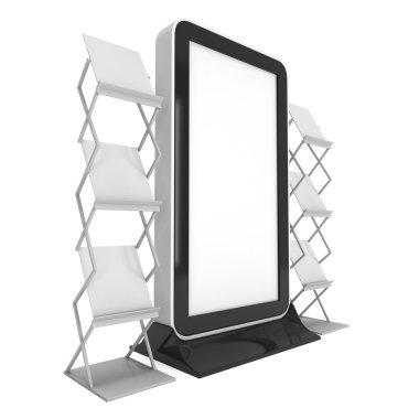 Fuar Lcd Tv standı.