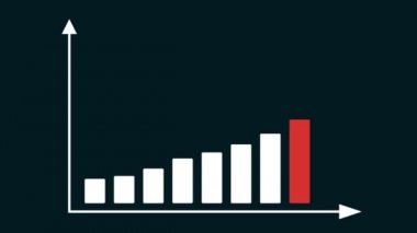 İş veri çubuk grafiği grafik diyagramı okları eksen ile Pazar