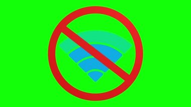 Animasyonlu kablosuz ağ simgesini