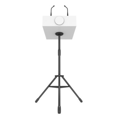 Tripod 3D hoparlör podyumda