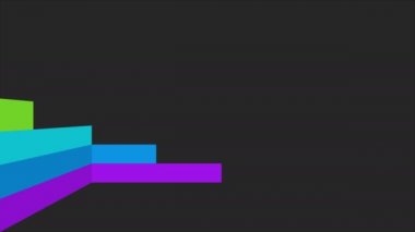 Hareketli gökkuşağı çizgili arka plan