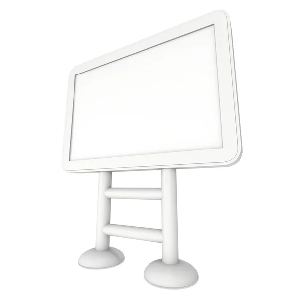 Info LCD screen floor stand. — Stock Photo, Image