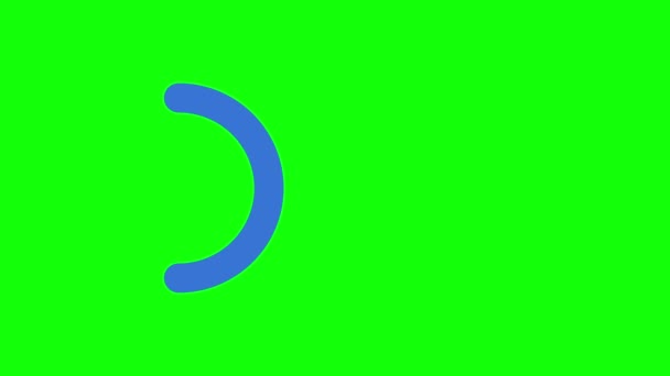 Progress loading ring UI indicator. — Stock Video