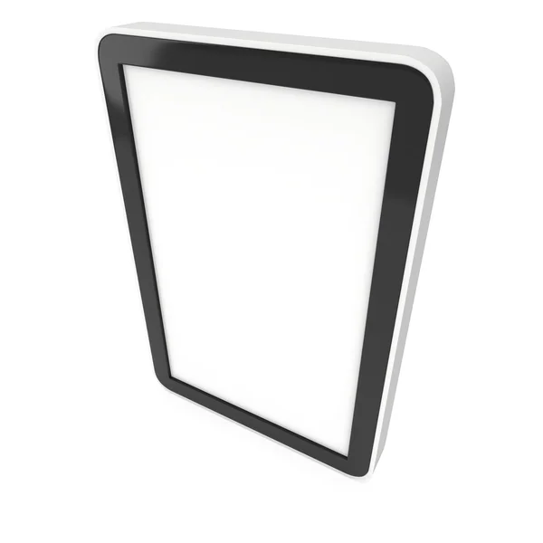 Tablet PC ordenador con pantalla en blanco. —  Fotos de Stock