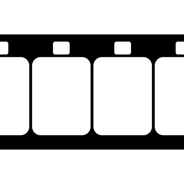 Vektor Super-8-Filmstreifenillustration auf Weiß — Stockvektor