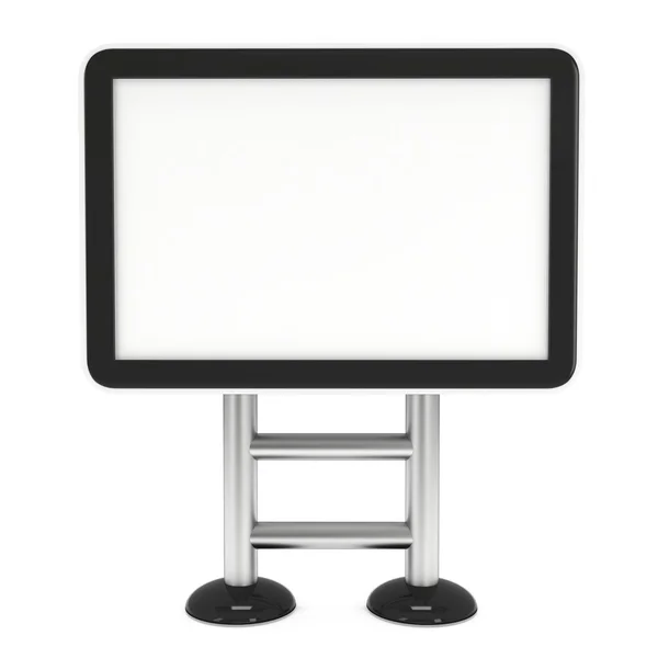 Lightbox LCD screen floor stand. — Stock Photo, Image