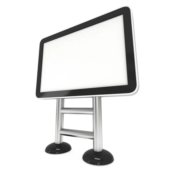 Trade show booth LCD TV stand. — Stock Photo, Image