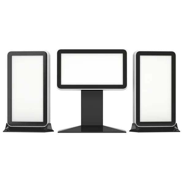 Trade show booth LCD Screen Stand. Stock Vector by ©newb1 123116986