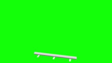 Banner Stand boş topla. Beyaz ve boş Fuar