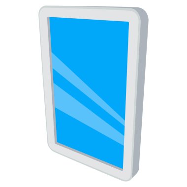 Boş ekranlı Tablet pc bilgisayarı.