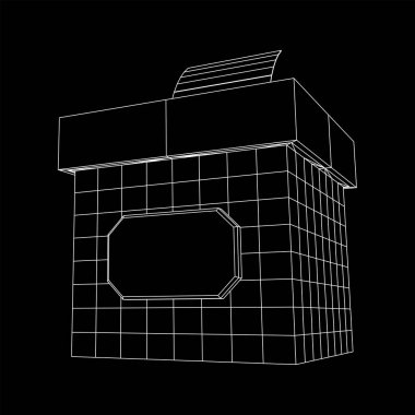 Oy pusulası kağıdıyla birlikte. Kablo çerçeve ağı