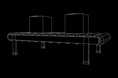 Kutulu taşıyıcı bant bölümü