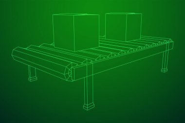 Kutulu taşıyıcı bant bölümü