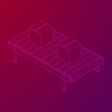 Kutulu taşıyıcı bant bölümü