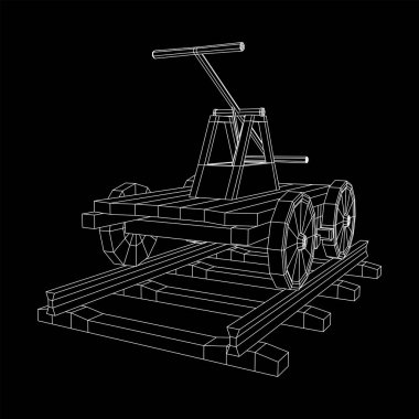 El arabası taşımacılığı. Draisine veya rail aracı