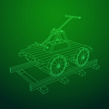 El arabası taşımacılığı. Draisine veya rail aracı