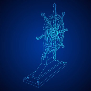 Geminin direksiyonu. Denizci dümeni