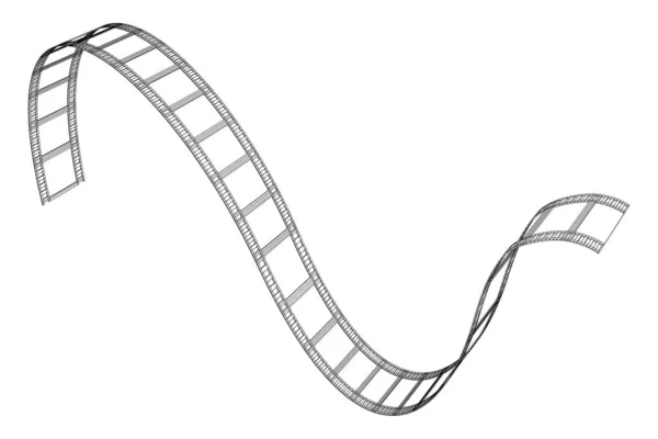 Cinema film strip. Marco de película — Archivo Imágenes Vectoriales