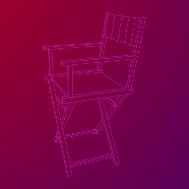 Yönetmen film işyeri koltuğu