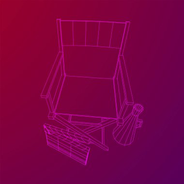 Yönetmen film işyeri koltuğu