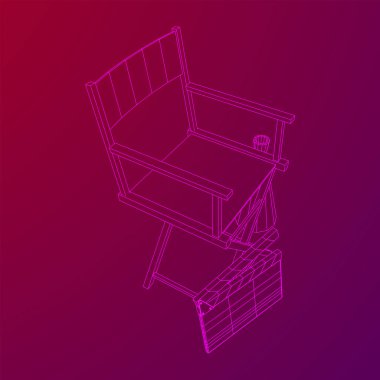 Yönetmen film işyeri koltuğu