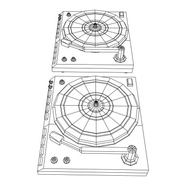 Vinil turntable ses aygıtı