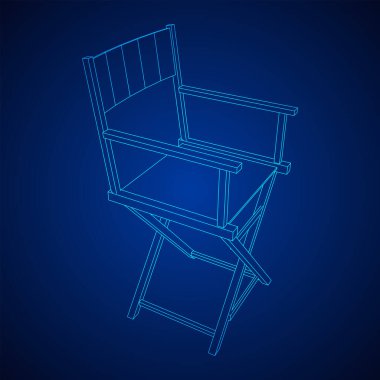 Yönetmen film işyeri koltuğu