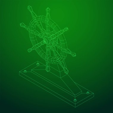 Geminin direksiyonu. Denizci dümeni