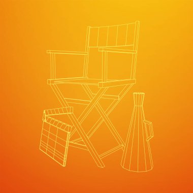 Yönetmen film işyeri koltuğu