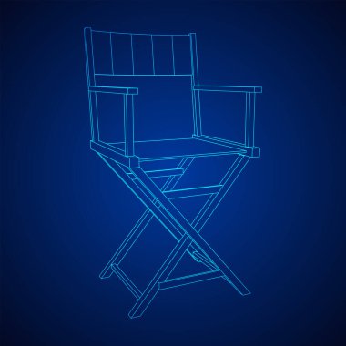 Yönetmen film işyeri koltuğu