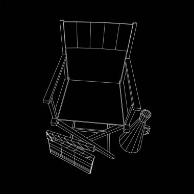 Yönetmen film işyeri koltuğu