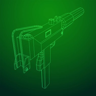 Susturuculu hafif makineli tüfek.