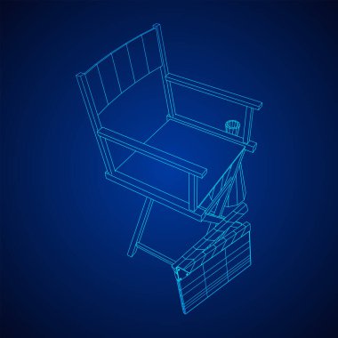 Yönetmen film işyeri koltuğu