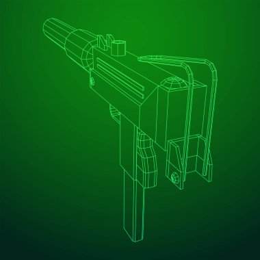 Susturuculu hafif makineli tüfek.