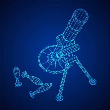 Ateşli silah ordu havanı ve benimki. Kablo çerçevesi düşük yalan makinesi