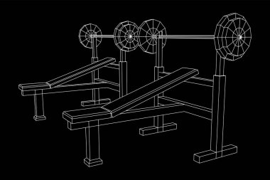 Ağırlıklı halter. Spor aletleri. Vücut geliştirme, kaldırma