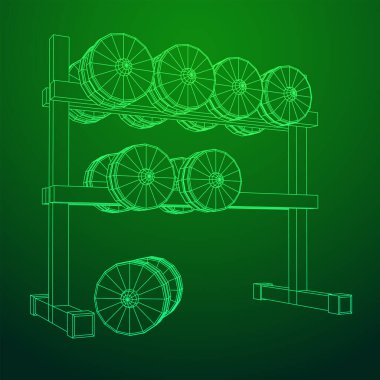 Dambılların spor aletleri. Vücut geliştirme, ağırlık kaldırma, fitness konsepti