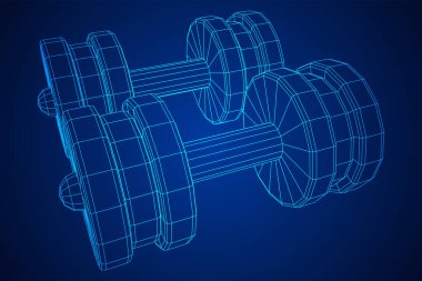 Dambılların spor aletleri. Vücut geliştirme, ağırlık kaldırma, fitness konsepti