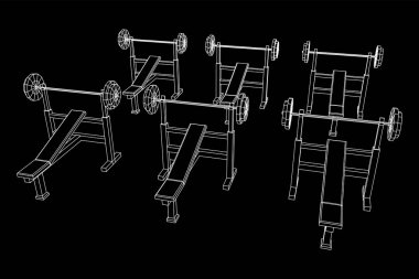 Ağırlıklı halter. Spor aletleri. Vücut geliştirme, kaldırma